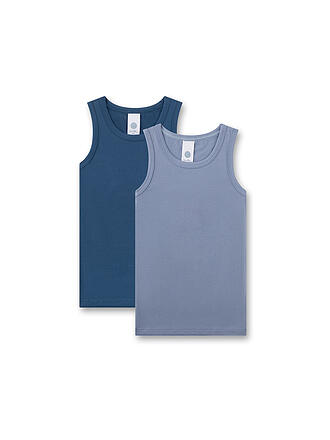 SANETTA | Canottiera da ragazzo, confezione da 2, stone wash