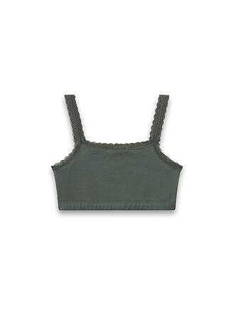 SANETTA | Bustier bambina leaf green