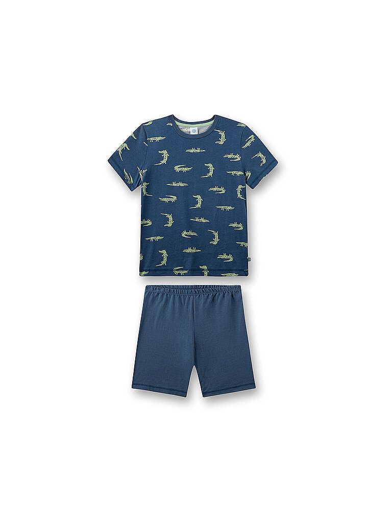 Pigiama da ragazzo 2 pezzi T-shirt e shorts blu 104