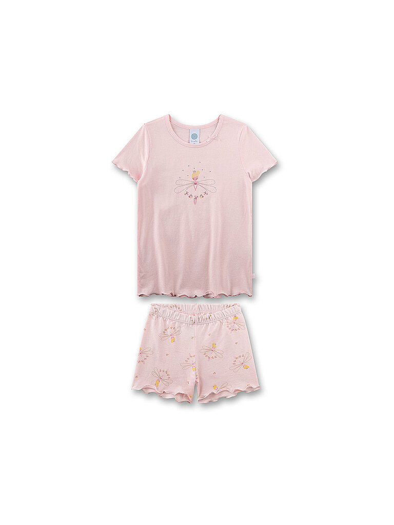Pigiama da ragazza 2 pezzi T-shirt e shorts rosa 92