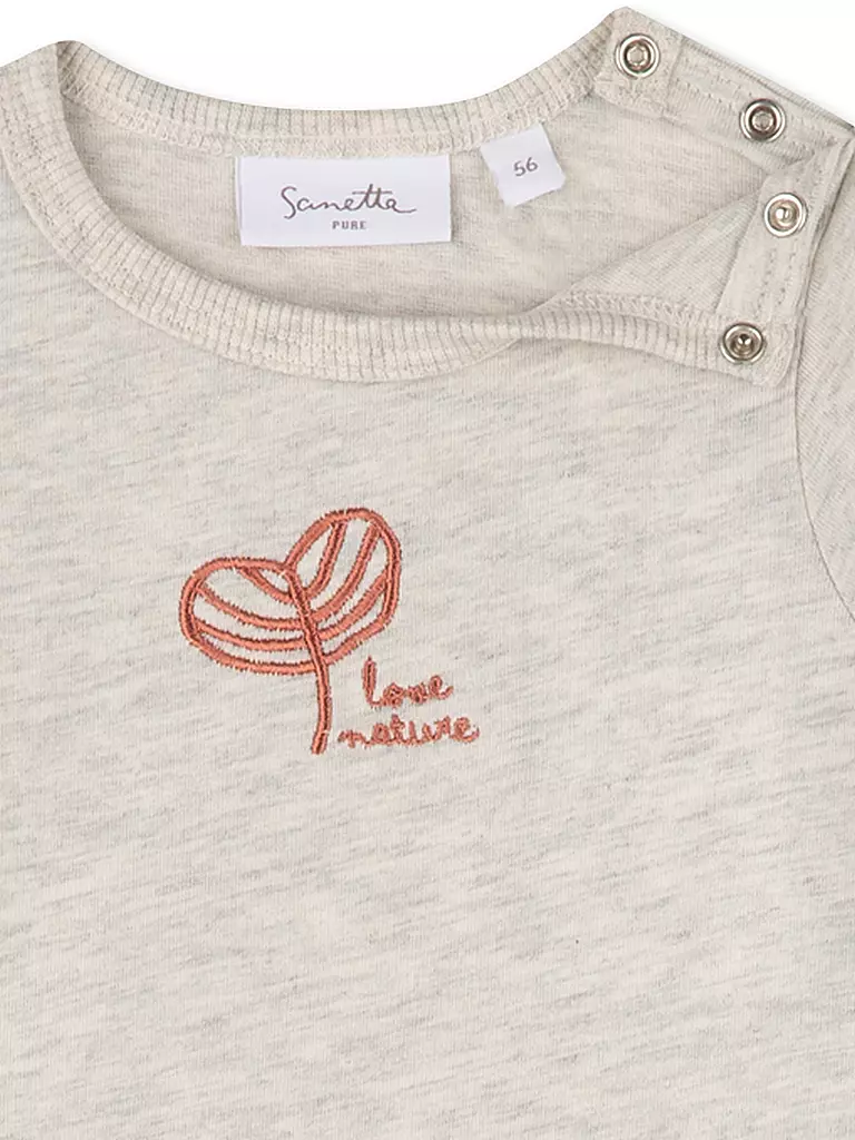 SANETTA | Baby T-Shirt  | Grigio chiaro