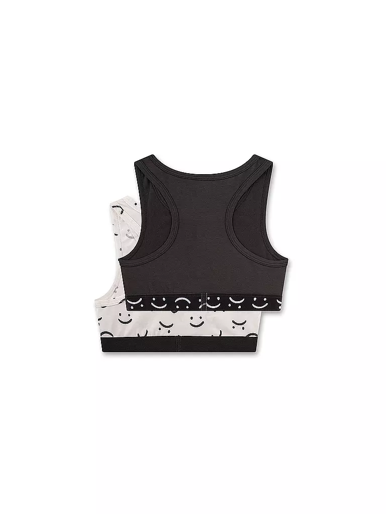SANETTA | Bustier da ragazza, confezione da 2, avorio | 