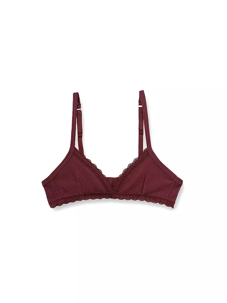 SANETTA | Bustier da ragazza bordeaux | Rosso scuro