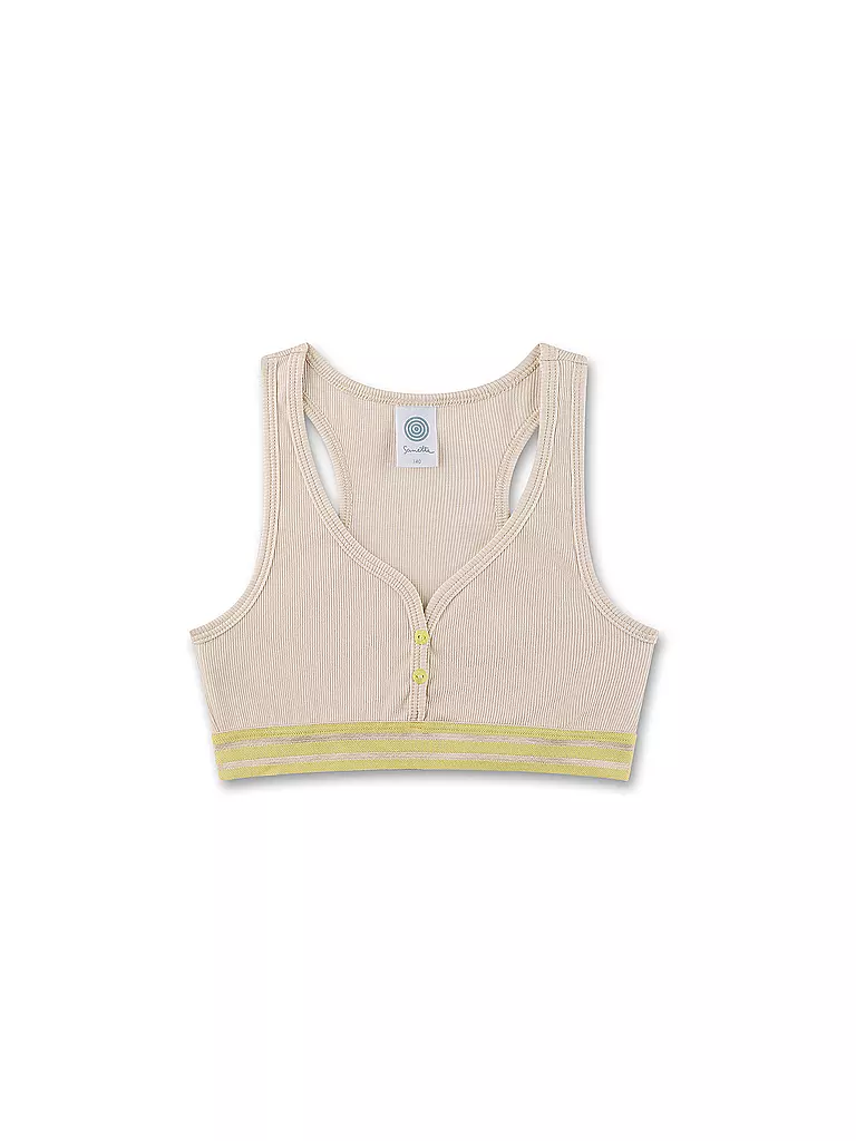 SANETTA | Bustier da ragazza color sabbia | Crema