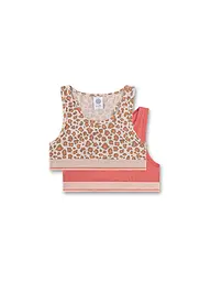 SANETTA | Bustier da ragazza confezione da 2 silver Peo | Marrone chiaro