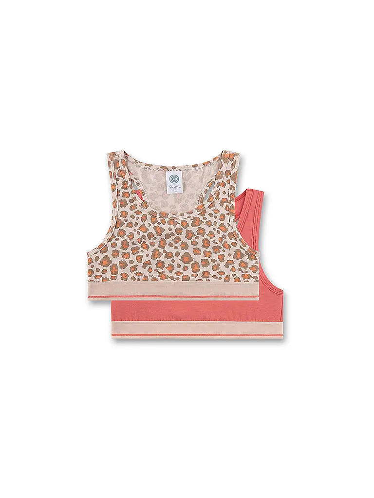 SANETTA | Bustier da ragazza confezione da 2 silver Peo | Marrone chiaro