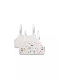 SANETTA | Bustier da ragazza confezione da 2 whitepebb | Crema