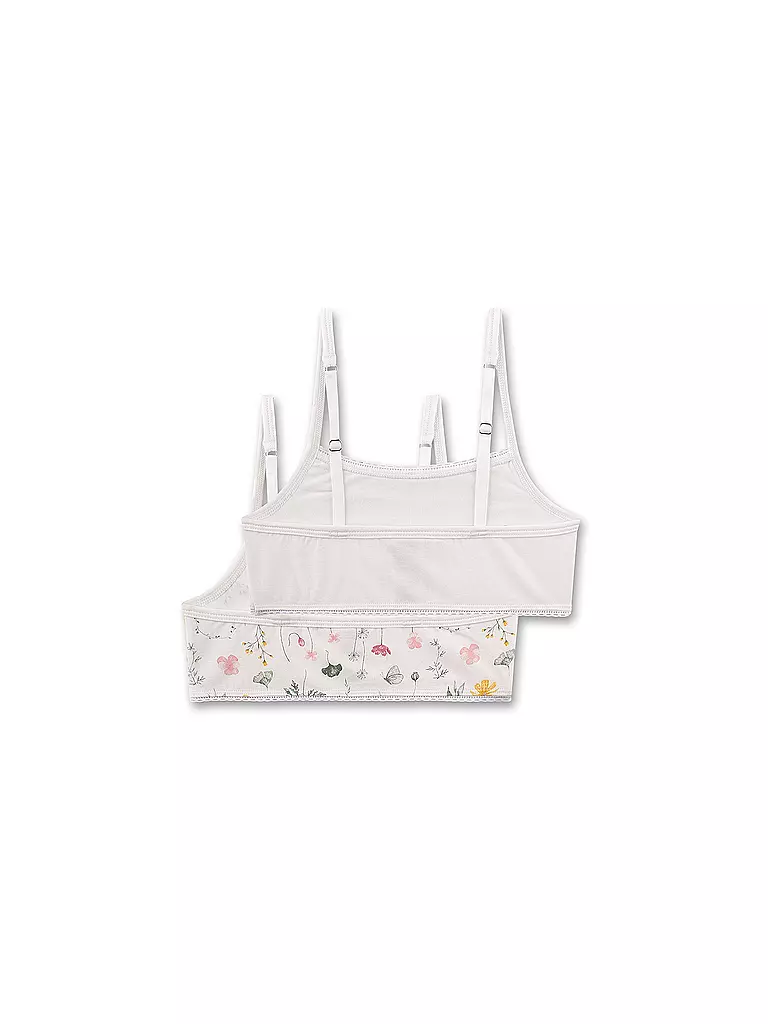 SANETTA | Bustier da ragazza confezione da 2 whitepebb | 