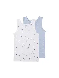 SANETTA | Canottiera da bambina confezione da 2 bianco | Bianco