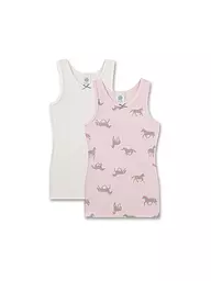 SANETTA | Canottiera da bambina confezione da 2 pz. rosa | Rosa