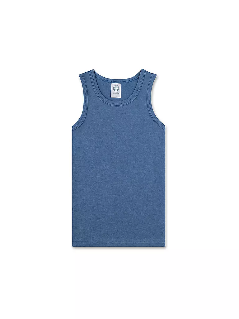 SANETTA | Canottiera da ragazzo, confezione da 2, blu navy | 