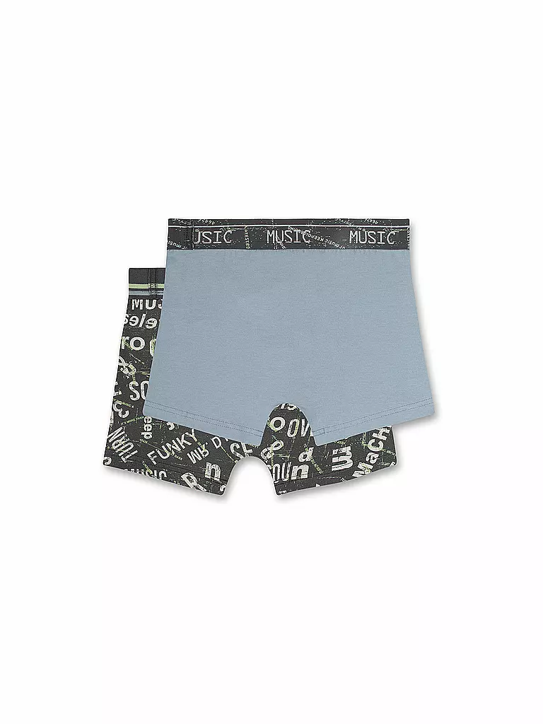 SANETTA | Jungen Pants 2er Pkg. WORDING | Grigio