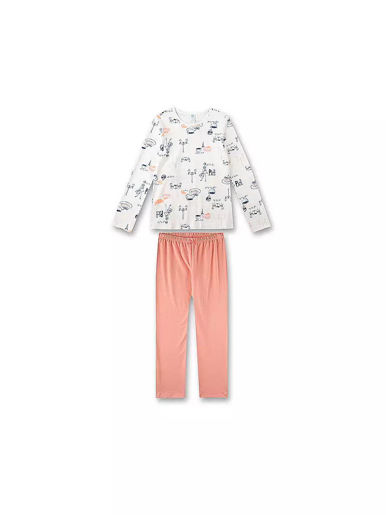 SANETTA | Mädchen Pyjama | Crema