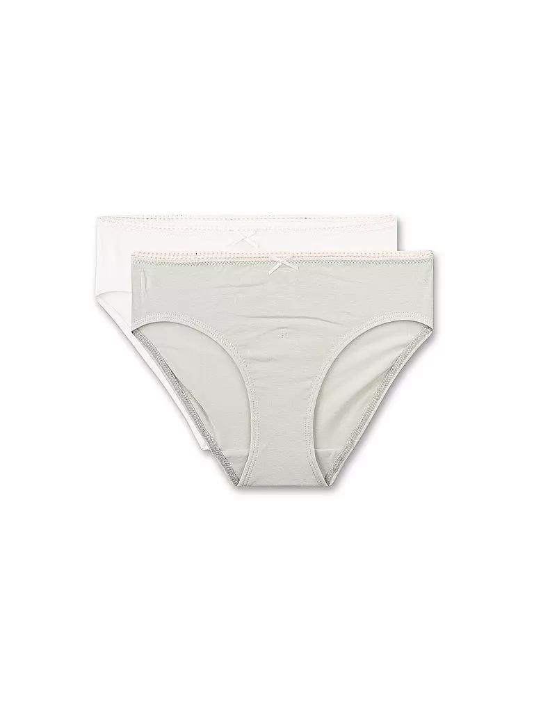 SANETTA | Mädchen Slip 2er Pkg. blue smoke  | Verde chiaro