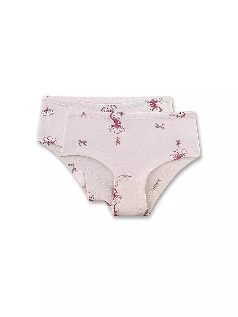 SANETTA | Mutandine da bambina, confezione da 2, quarzo rosa | Rosa