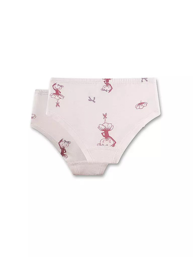 SANETTA | Mutandine da bambina, confezione da 2, quarzo rosa | 