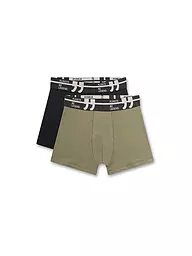 SANETTA | Pantaloni da ragazzo confezione da 2 color kaki chiaro | Oliva