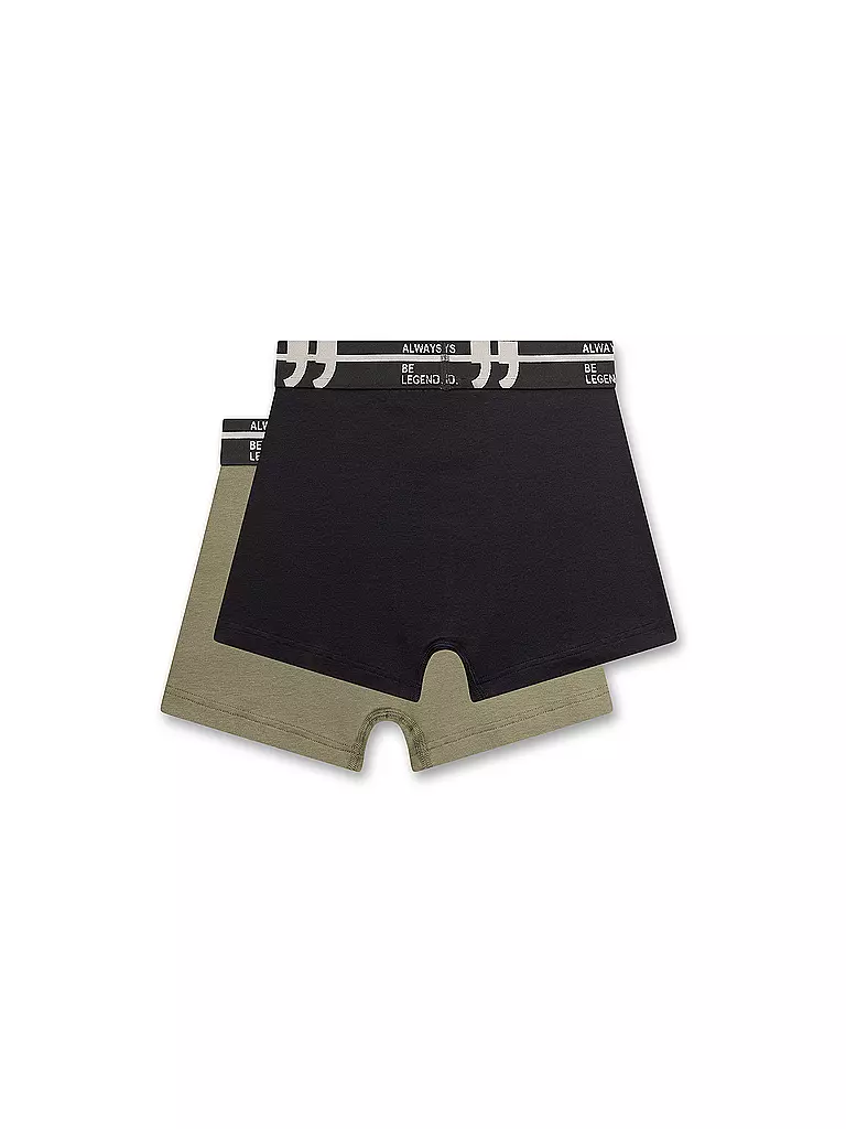 SANETTA | Pantaloni da ragazzo confezione da 2 color kaki chiaro | 