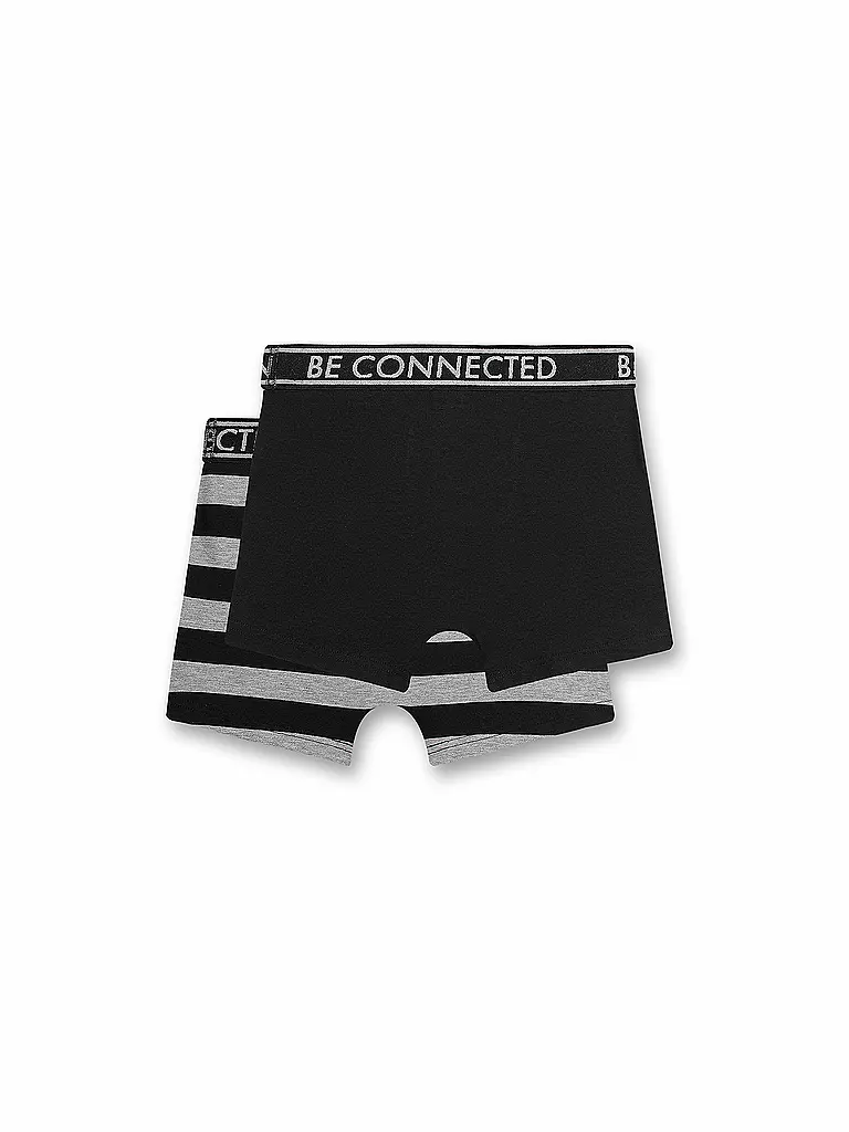 SANETTA | Pantaloni da ragazzo confezione da 2 elite grey | Nero