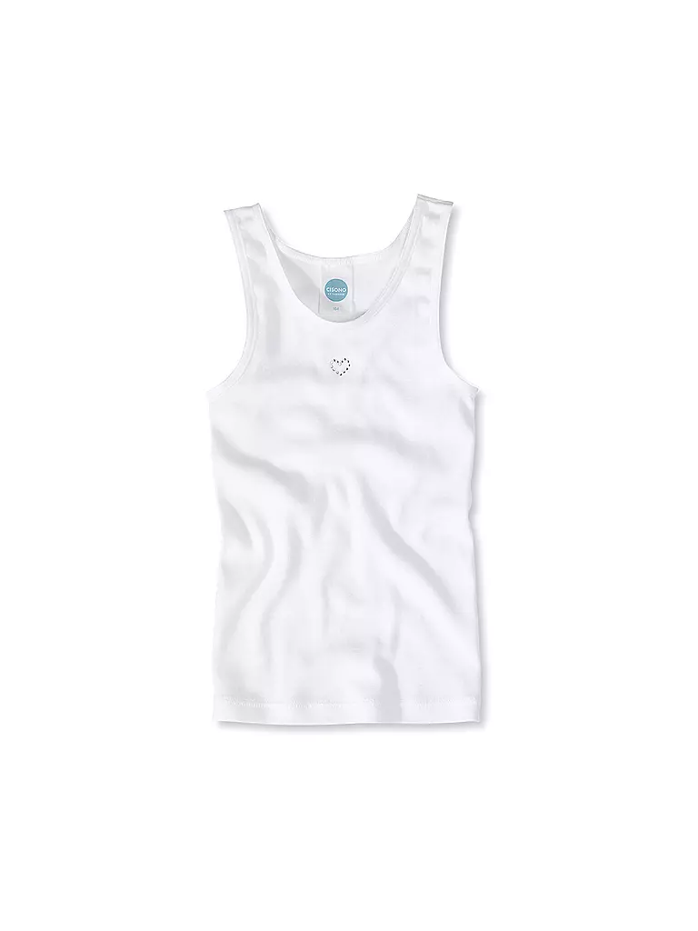 SANETTA | Ragazza - Canotta Cotton Love | Bianco