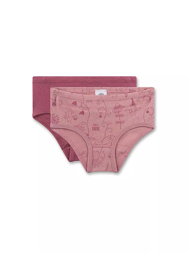 SANETTA | Slip da bambina confezione da 2 pz. rosa scuro | Rosa