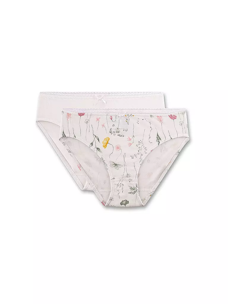 SANETTA | Slip da bambina confezione da 2 whitepebb | Crema