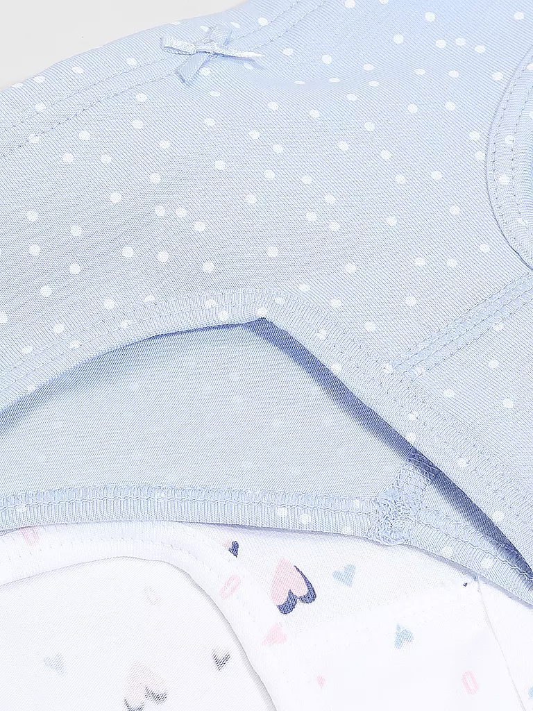 SANETTA | Slip da ragazza, confezione da 2, bianco | 