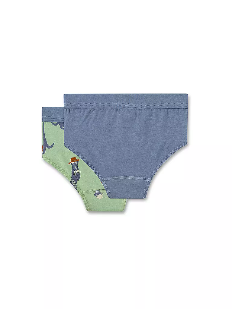 SANETTA | Slip da ragazzo confezione da 2 verde giada | 
