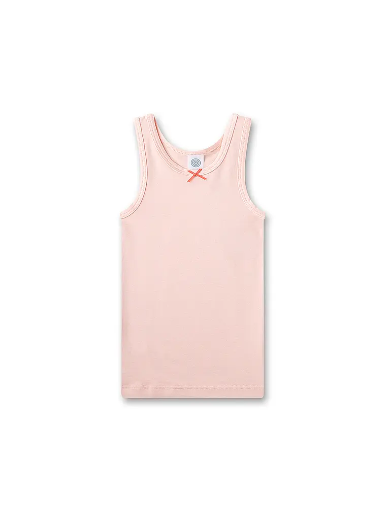 SANETTA | Top da ragazza - Canottiera confezione da 2 white pebb | Crema