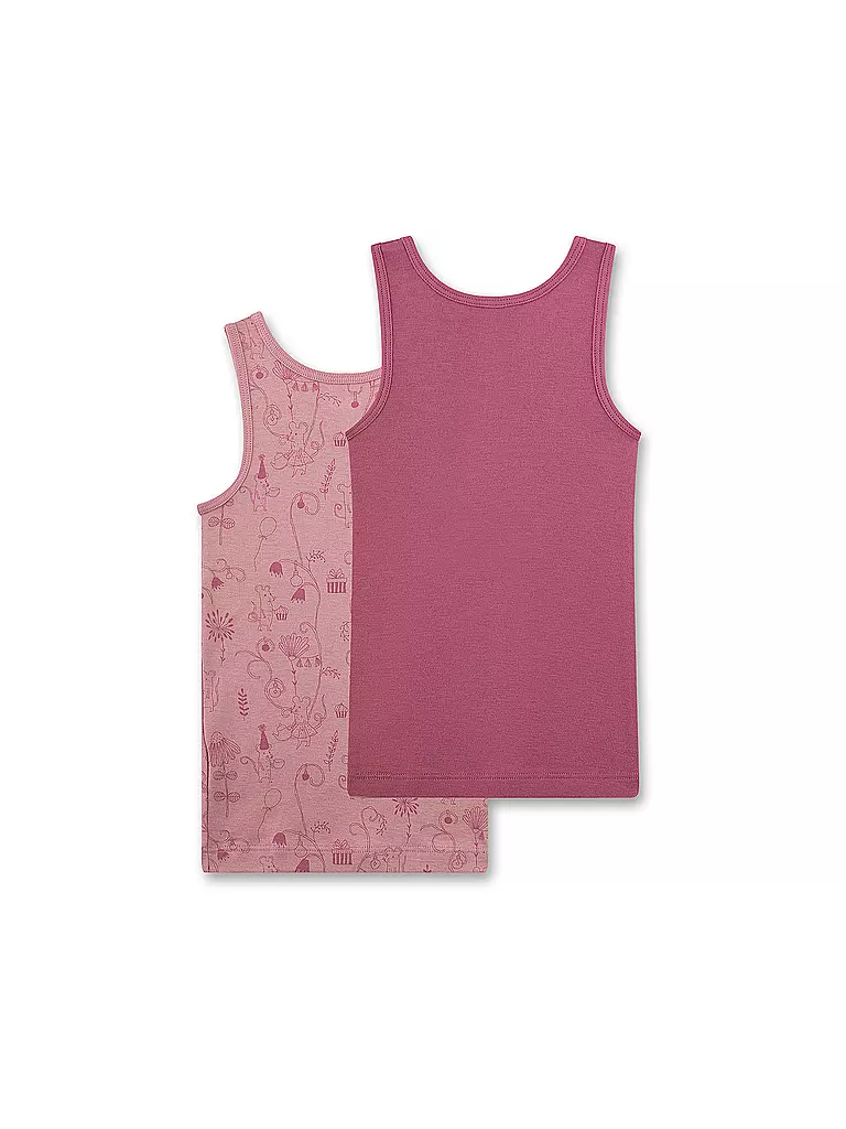 SANETTA | Top da ragazza confezione da 2 pz. rosa scuro | 