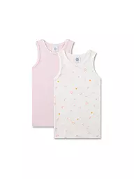 SANETTA | Top da ragazza confezione da 2 pz. white pebb | Crema