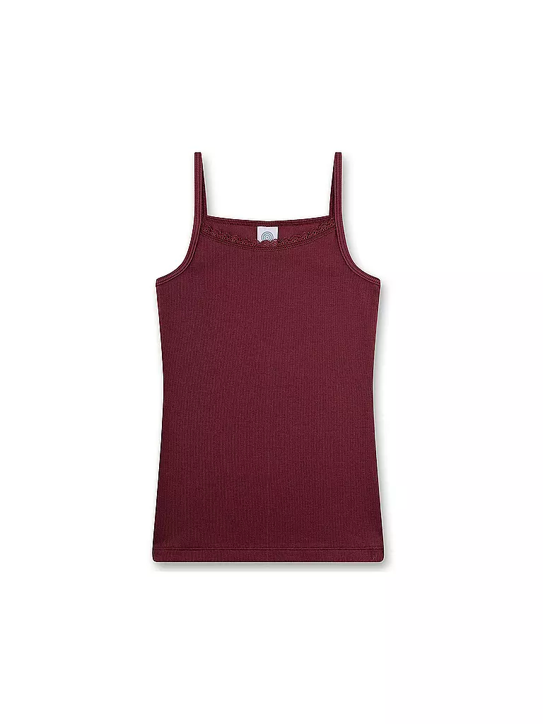 SANETTA | Top da ragazza | Rosso scuro
