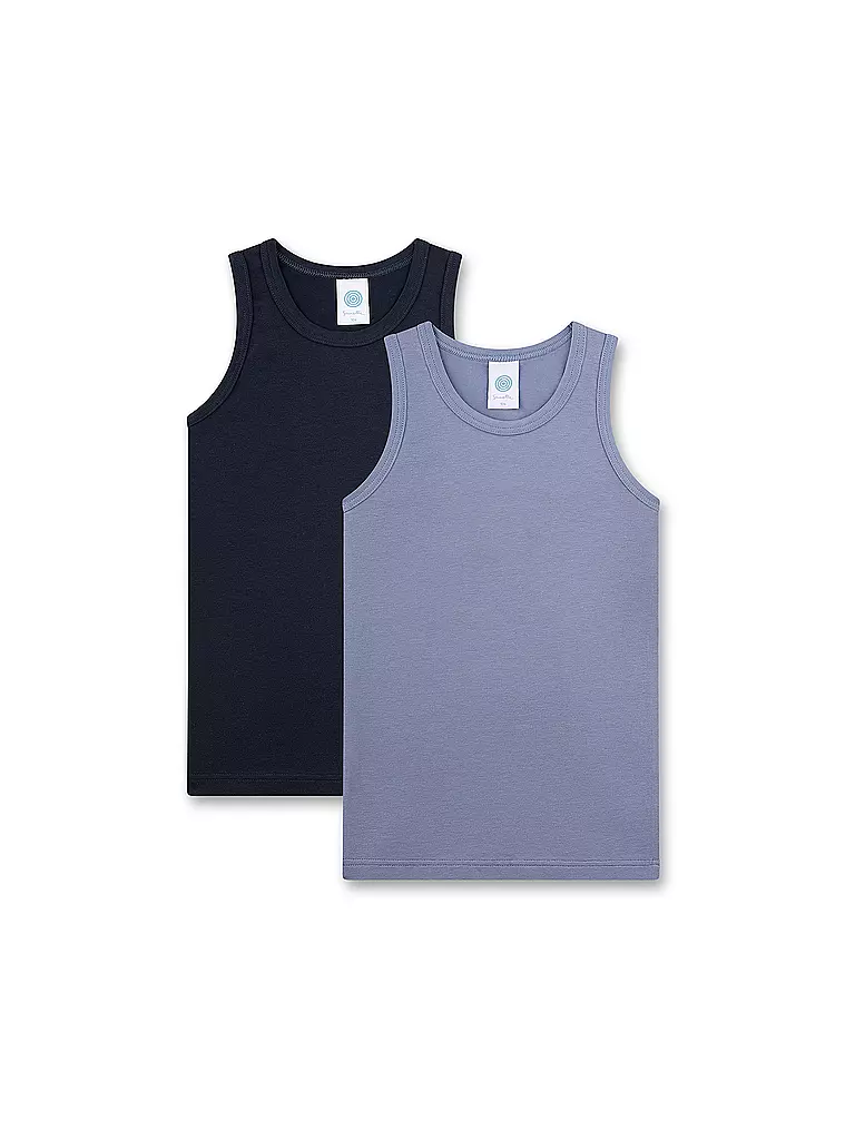 SANETTA | Top da ragazzo confezione da 2 stone wash | Grigio