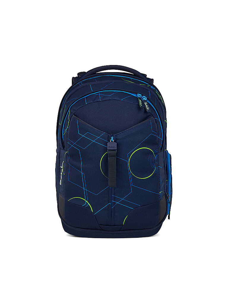 Zaino da scuola Match Blue Tech