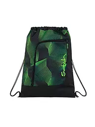 SATCH | Sacca da ginnastica Seismic Green | Nero