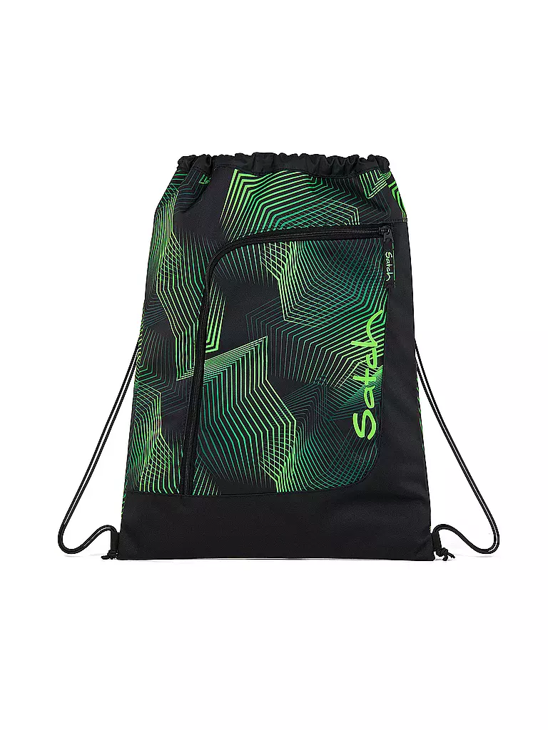 SATCH | Sacca da ginnastica Seismic Green | Nero