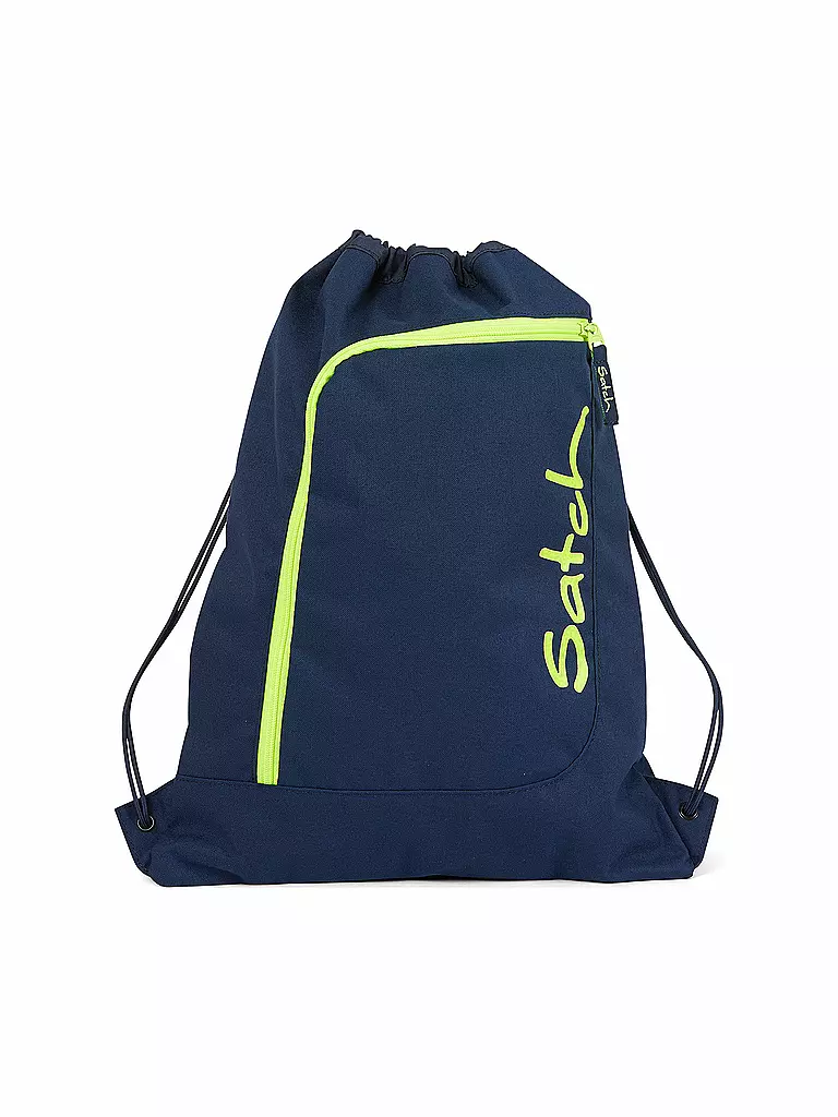 SATCH | Sacco sportivo Toxic Yellow | Blu scuro