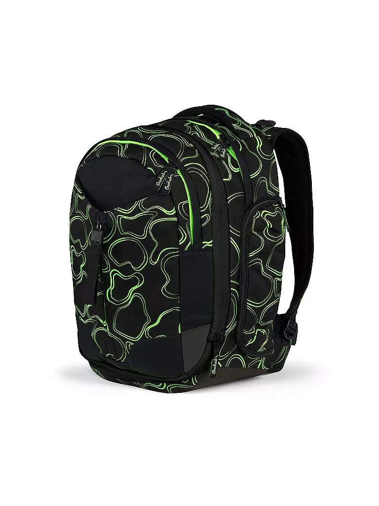 SATCH | Schulrucksack Match Green Supreme | Nero
