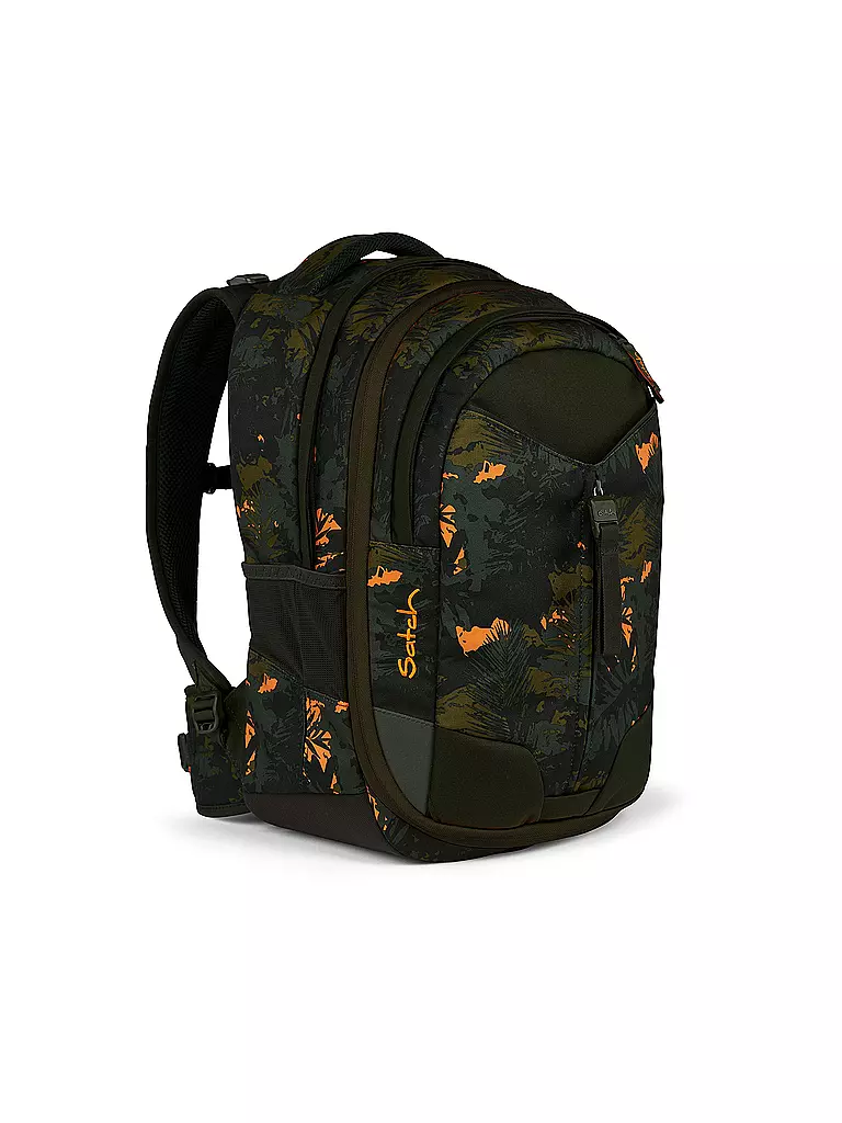 SATCH | Schulrucksack Match Jurassic Jungle | Verde scuro