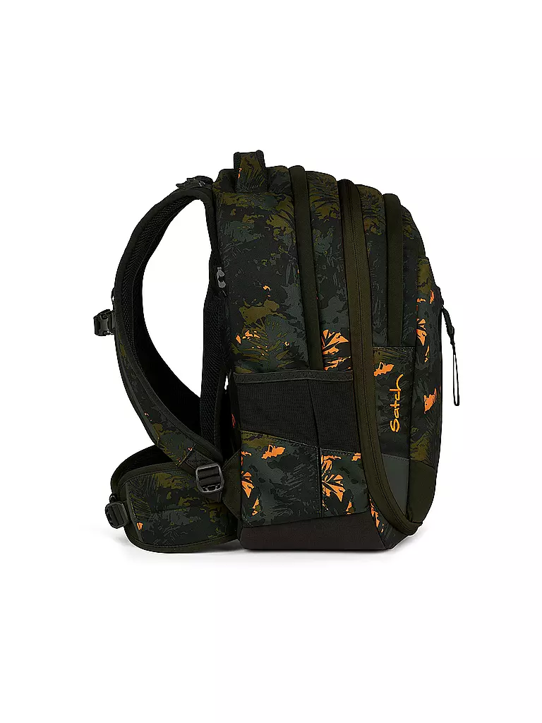 SATCH | Schulrucksack Match Jurassic Jungle | Verde scuro