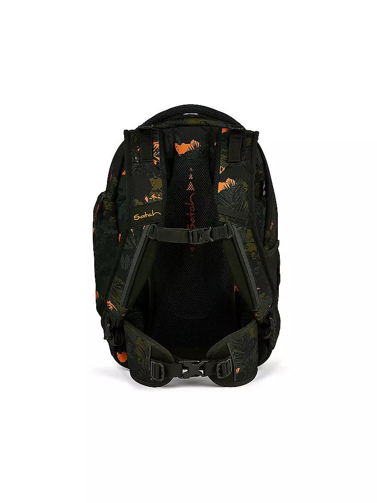 SATCH | Schulrucksack Match Jurassic Jungle | Verde scuro