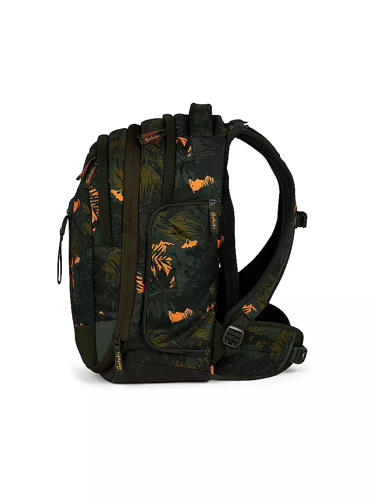 SATCH | Schulrucksack Match Jurassic Jungle | Verde scuro