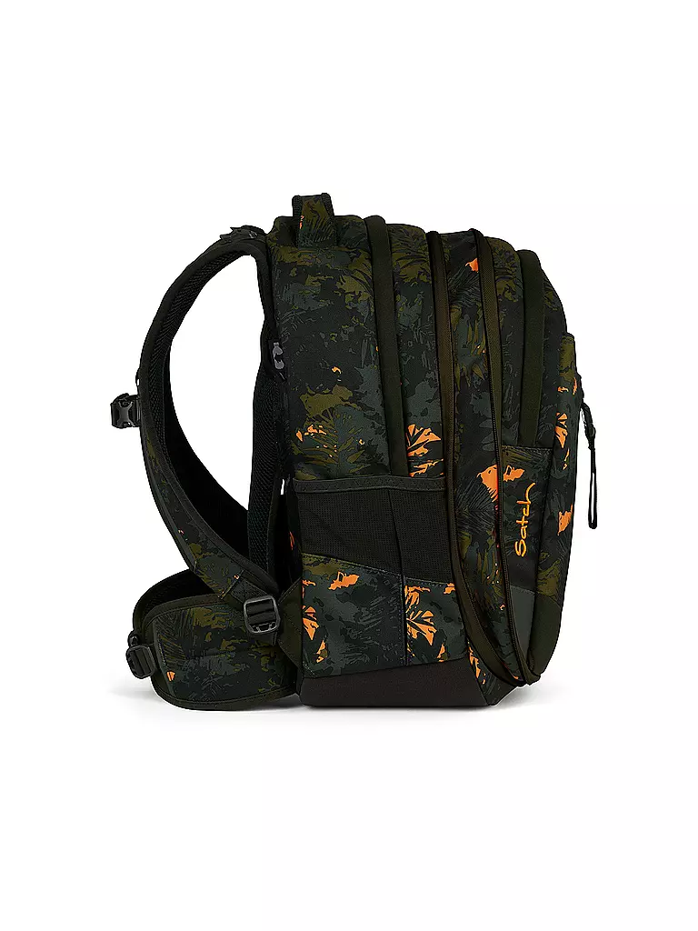 SATCH | Schulrucksack Match Jurassic Jungle | Verde scuro
