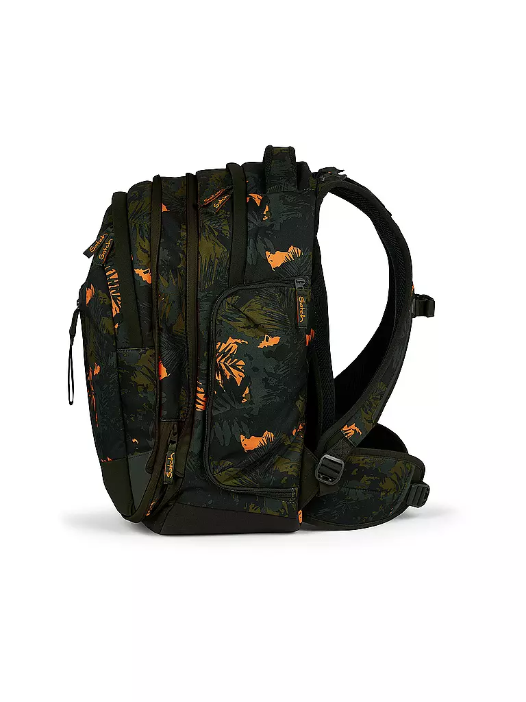 SATCH | Schulrucksack Match Jurassic Jungle | Verde scuro