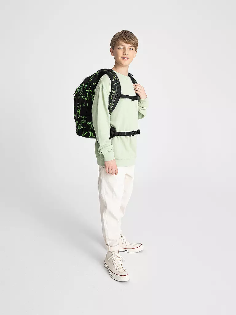 SATCH | Schulrucksack Pack - Green Supreme | Nero