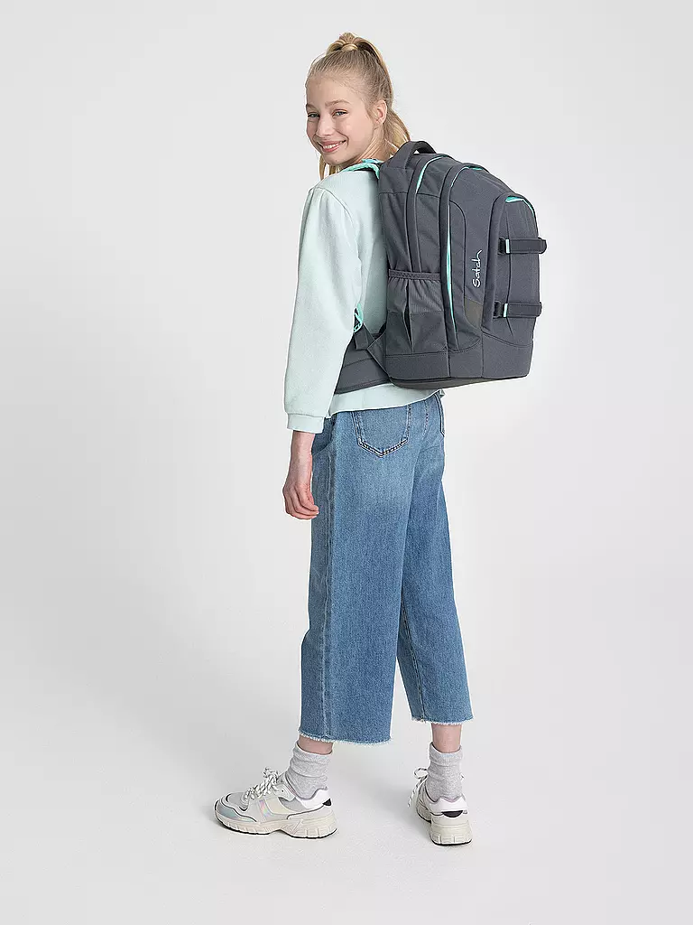 SATCH | Schulrucksack Pack - Mint Phantom | Grigio
