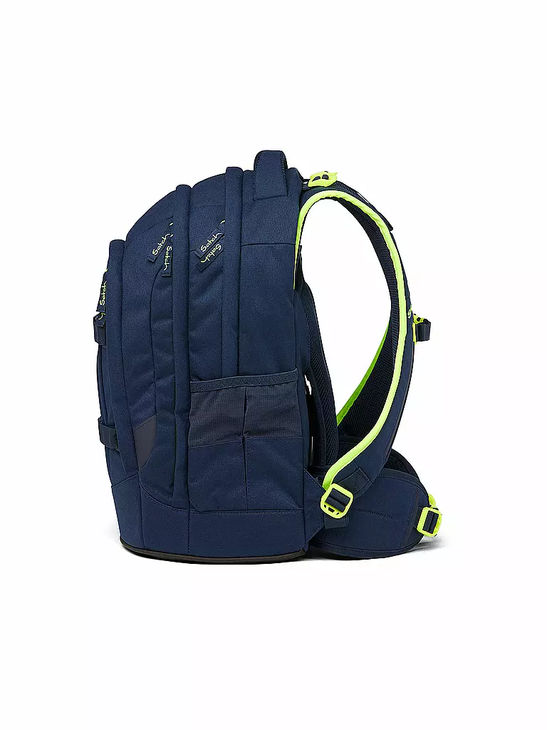 SATCH | Schulrucksack Pack - Toxic Yellow | Blu scuro