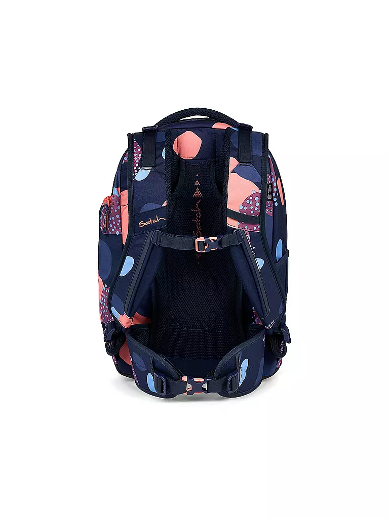 SATCH | Zaino da scuola Match Coral Reef | Blu scuro