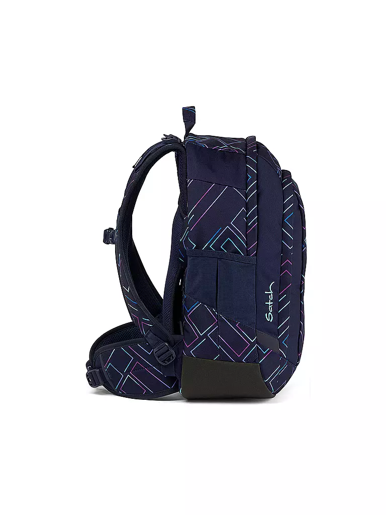 SATCH | Zaino per la scuola Air Purple Lazer | Blu scuro