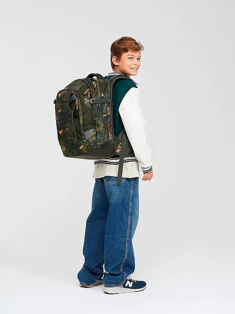 SATCH | Zaino Satch Match Jurassic Jungle | Verde scuro